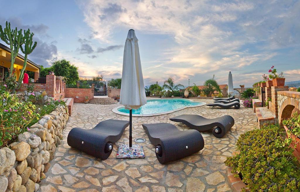 B&B La Collina Felice Pellaro Exteriör bild